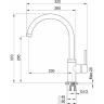 Смеситель GRANULA 2125 хром 2125 XPOM