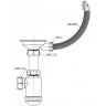 Сифон GRANULA GRAND 31/2 с круглым переливом и винтом ЭКОНОМ sifon_grand_31_2_370-11-22